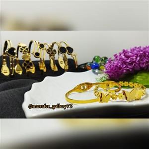 دستبند النگویی قلب و ستاره استیل