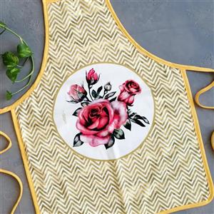 پیشبند مخمل نسوز مدل آذین طرح 3