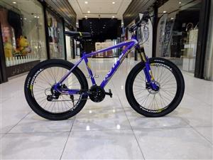دوچرخه سایز 27.5 آلمینیوم برند Royal ترمز هیدرولیک شیمانو  دنده کلاجدار 24 دنده شیمانو