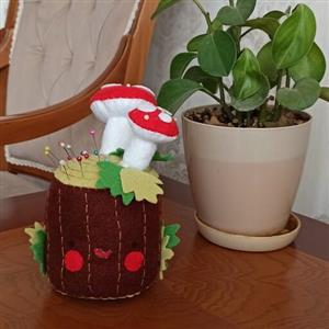 جاسوزنی طرح تنه درخت ،نمدی حدودا  15 سانت