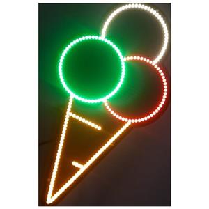 تابلو led طرح بستنی کد368