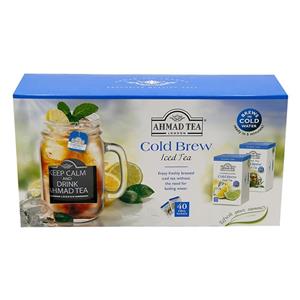 دمنوش کیسه ای احمد مدل cold brew بسته 40 عددی 