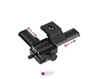 ریل ماکرو 4 جهته Neewer Pro 4-Way Macro Focusing Focus Rail Slider