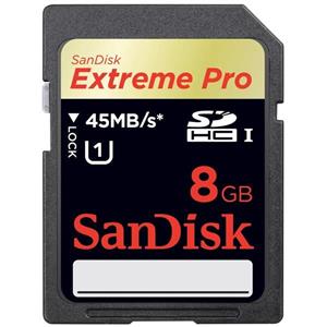 کارت حافظه ی SDHC سن دیسک Extreme Pro 300X با ظرفیت 8 گیگابایت SanDisk SDHC Extreme Pro 300X - 8GB