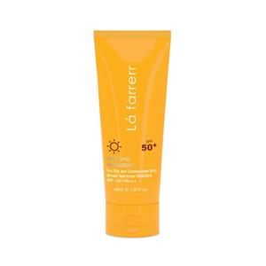 کرم ضد آفتاب و ضد لک بی رنگ لافارر SPF 50 مخصوص پوست چرب و مستعد آکنه 40 میلی لیتر Lafarrerr Anti Spot SPF50 Sunscreen Cream For Oily And Acne Prone Skin