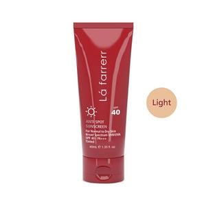 کرم ضد آفتاب و ضد لک رنگی spf40 لافارر مدل Normal To Dry Light حجم 40 میلی لیتر Lafarrerr Anti Spot Suns Creen 40ml 1