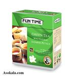 Fun Time چای سبز با گلهای یاس طبیعی کیسه ای 100 عددی