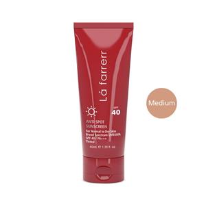 ضد آفتاب لافارر برای پوست های خشک و معمولی 40 میلی لیتری بژ متوسط , ( مدیوم ) ||