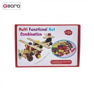 بازی خلاقیت طراحی و ساخت مدل MD6 Multi Functional Nut Combination Educational Game 