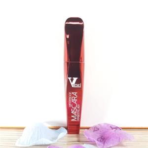 ریمل حجم دهنده وبلندکننده ضدآب پوکه آینه ای قرمز و