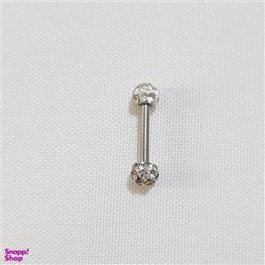 پیرسینگ گوش زنانه مدل دو سر نگینی 3286