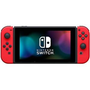Nintendo Switch - Red with Super Mario Odyssey Game Card 