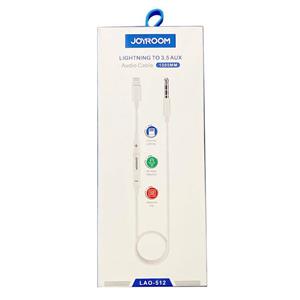 تبدیل Lightning به Jack 3.5m جوی روم Joyroom Lao-512