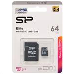 کارت حافظه Silicon Power microSDXC  adapter I U1 Class 10 Elite 100MBS-64GB