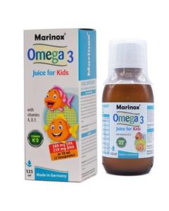 شربت امگا 3 برای کودکان مارینوکس 125 میلی لیتر Marinox Omega 3 Juice For Kids 125 ml