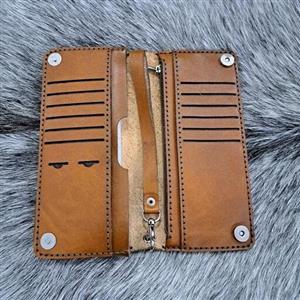 کیف پول کتی(چرم طبیعی دستدوز)