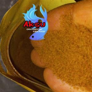 غذای ماهی گوپی و ماهیان کوچک و نوزاد بسته 100 گرمی سایزنیم و 50 گرمی سایزدودهم برای جوجه ها