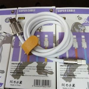 کابل شارژ 120w سوپر کابل اورجینال فست