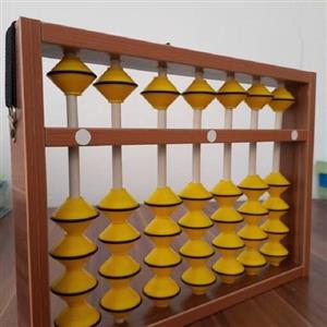 چرتکه مربی 7 ستونه چوبی