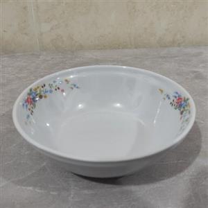 کاسه آبگوشت خوری دونفره ملامین طرح گل ویکتوریا مارک یزدملامین بسته 6 عددی سایزوقطر 18وارتفاع7سانت دارای استاندارد وضخیم