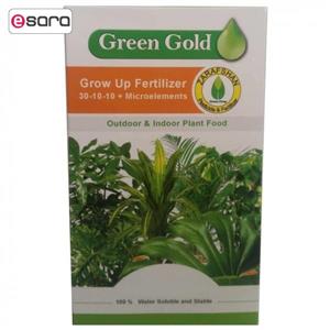 کود کامل پودری طلای سبز مدل 10-10-30 بسته 100 گرمی