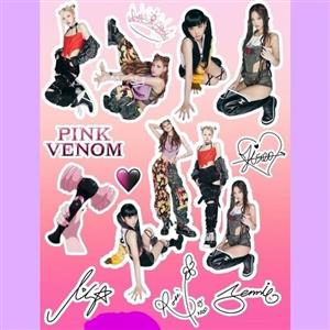 استیکر بلک پینک pink venom