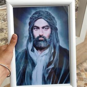قاب عکس زیبا تمثال امام علی علیه السلام.تمثال حضرت علی.شمایل امام علی.تابلو تمثال مولا علی.شمایل.تمثال.عکس امام علی