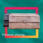 کیف پول قورباغه طرح برند forever young