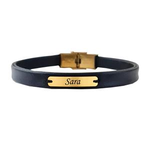 دستبند طلا 18 عیار زنانه لیردا مدل اسم سارا 