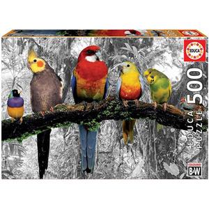 پازل 500 تکه ادوکا مدل پرنده ها در جنگل