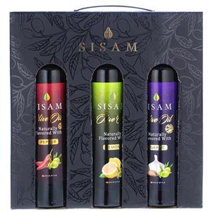روغن زیتون طعم دار  سی سام - 250 گرم مجموعه 3 عددی