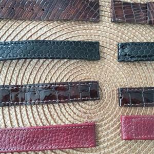 بند ساعت مردانه با چرم طبیعی گاوی و ترکیه در رنگ بندی دلخواه