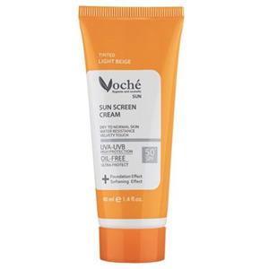 کرم ضد آفتاب SPF50 وچه مناسب پوست معمولی تا خشک حجم 40 میل - (بژ روشن) (173949) Voche Spf50 Sun Screen Cream For Dry To Normal Skin 40 ml