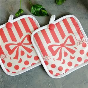 دستگیره مربع مخمل نسوز مدل مرجان طرح 32