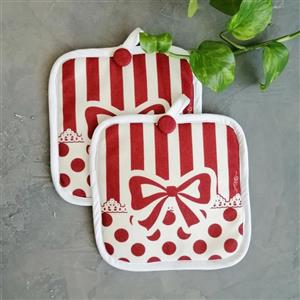 دستگیره مربع مخمل نسوز مدل ماهین طرح 31