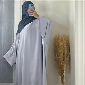 مانتوعبایی  مدل پرنسا جنس کرپ الیزه