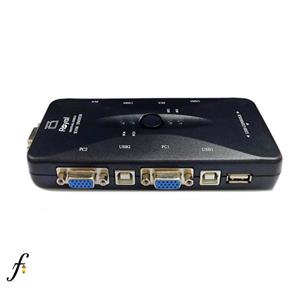 KVM سوئیچ 4 پورت VGA/USB دستی رویال مدل 4UK