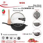 تابه سوپر گرانیت FLCMwok_32 لایف اسمایل