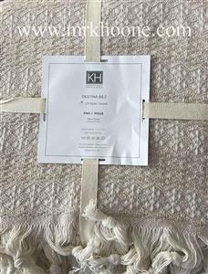 شال مبل کاراجا هوم رنگ کرم پک 10 عددی