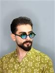 عینک آفتابی مردانه اورجینال سبز برند چنل گرد یووی۴۰۰