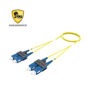 پچ کورد فیبرنوری سینگل مود SC به SC داپلکس 1.8 متری