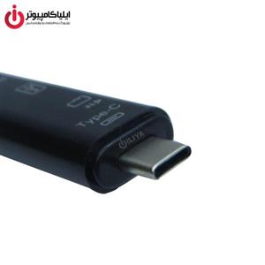 کارت خوان تسکو مدل TCR 952 با رابط USB 2.0 و USB TYPE C TSCO TCR 952 USB 2.0 AND USB Type C Card Reader