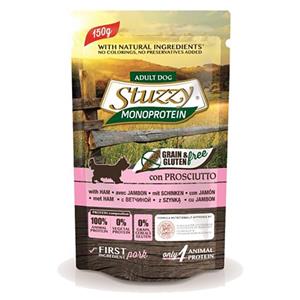 پوچ سگ استوزی stuzzy مونوپروتئین ژامبون تازه – 150 گرمی Stuzzy Monoprotein Pouch Grain & Gluten Free Fresh Ham-84016 Dog Food