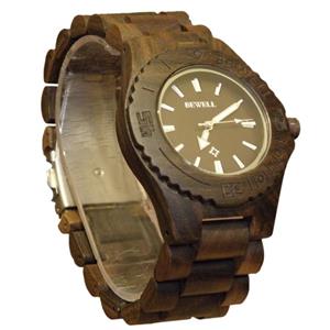ساعت مچی عقربه ای بی ول مدل 7504 Wooden Watch