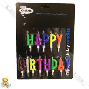 شمع  تولد  مدل Happy Birthday