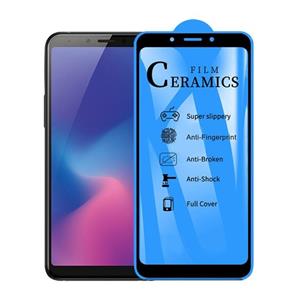 محافظ صفحه شیشه ای تمام صفحه تمام چسب Samsung Galaxy J6 2018 / J600... 