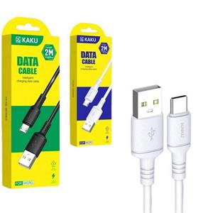 کابل شارژ تایپ سی 2 متری kaku مدل ksc-421 کیفیت عالی ( صد در صد فست شارژ )