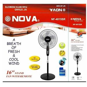 پنکه  ایستاده نوا مدل NF-4015SR  کنترل دار (ارسال پس کرایه - پست)