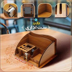 ست اداری  رومیزی لوگولیزر مدل ماکان