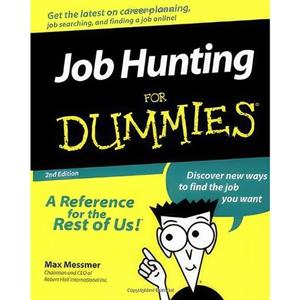 کتاب زبان اصلی Job Hunting for Dummies nd Edition اثر Max Messmer 